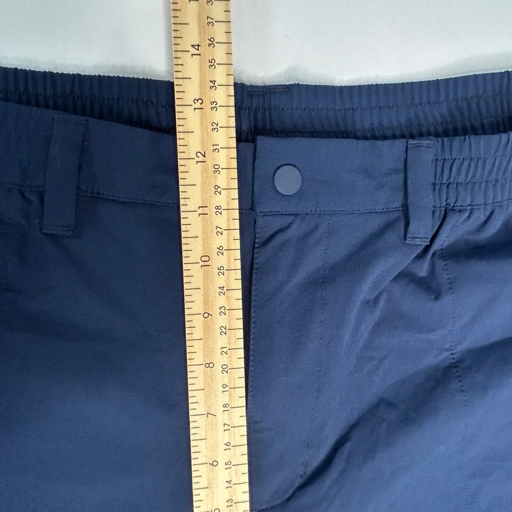 Adidas Mens Golf Pants 40x30 Navy Blue Stretch Performance Tapered Lightweight